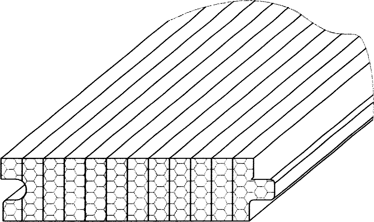 A process for manufacturing anti-crack bamboo plate