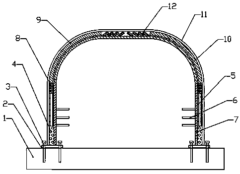 Subway plug-in totally-closed sound barrier and construction method