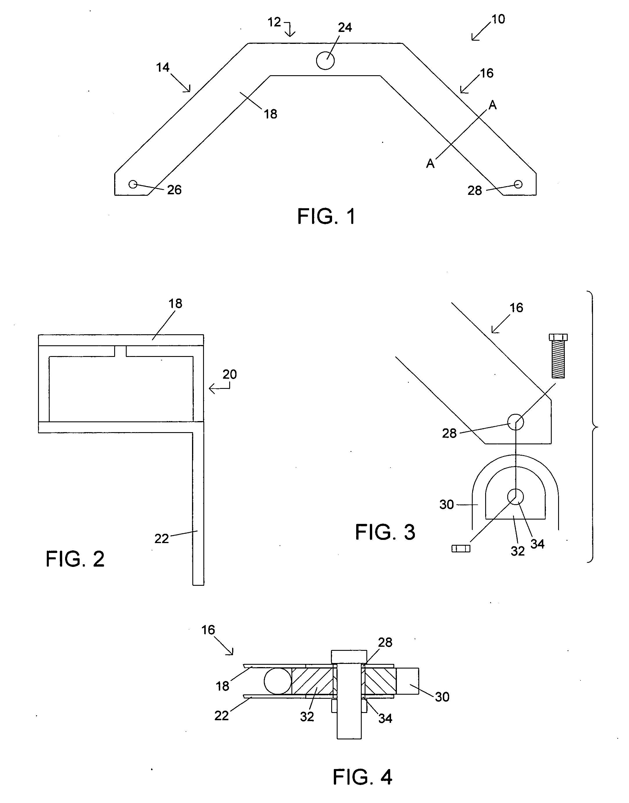 Front mounted hitch device and hitch alignment system