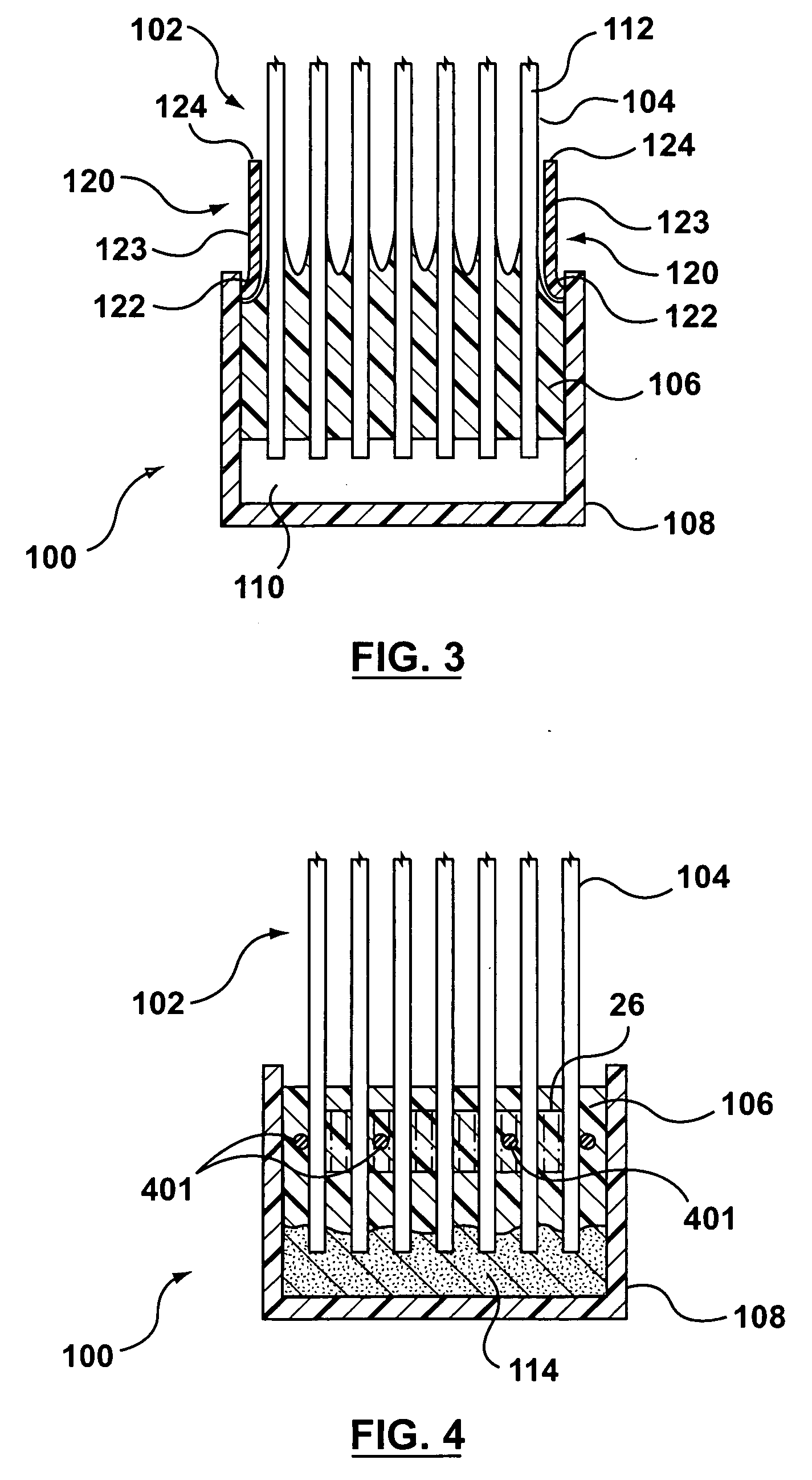 Membrane module having fiber breakage protection