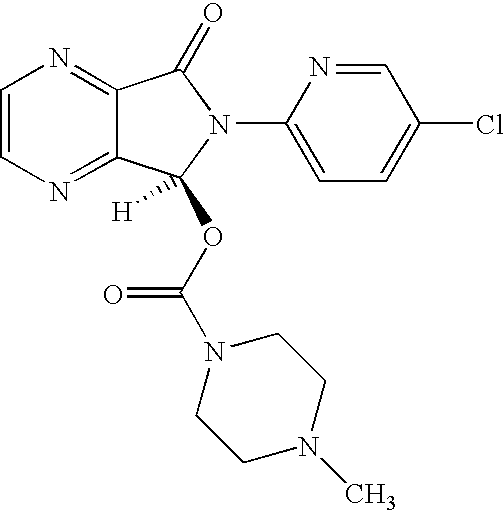 Combinations of Eszopiclone and an Antidepressant