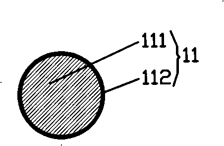 Copper coated aluminum four-core flame-retardant flexible electric cable and manufacturing method thereof