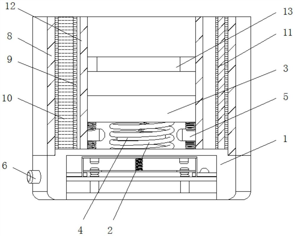 Vehicle-mounted fire extinguisher protection box body