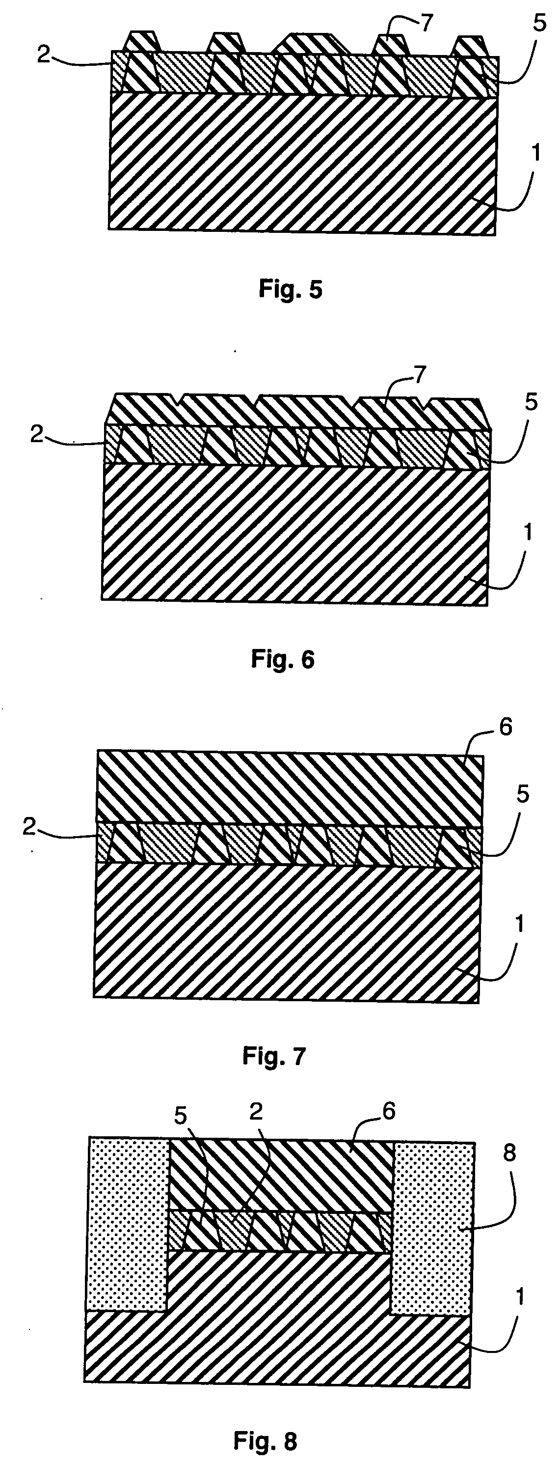 Method of producing a light-emitting diode comprising a nanostructured PN junction and diode thus obtained