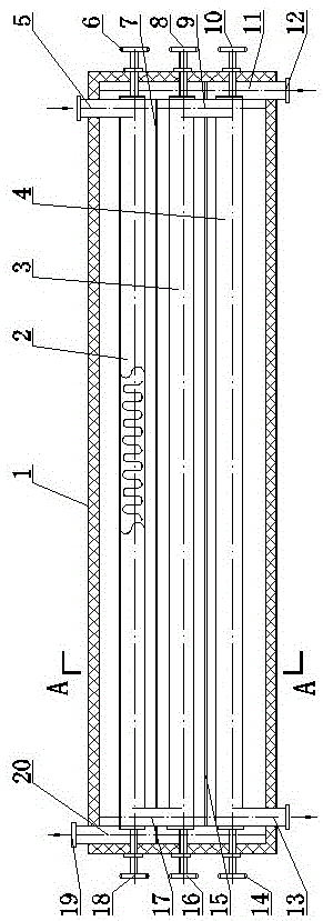 Linkage screw return type oil sand dry distillation process system