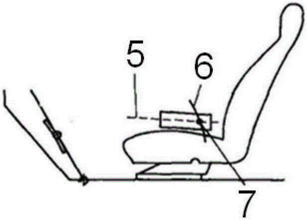 Instrument panel blind area measuring apparatus matched with an H-point apparatus and positioning method thereof