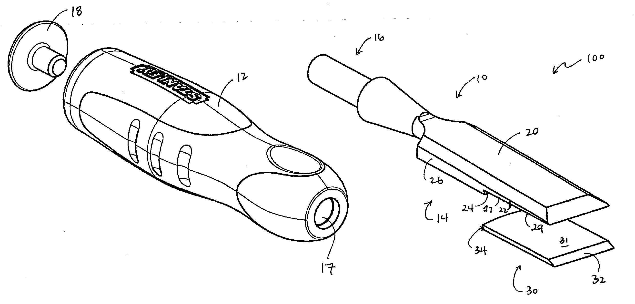 Bi-metal chisel blade