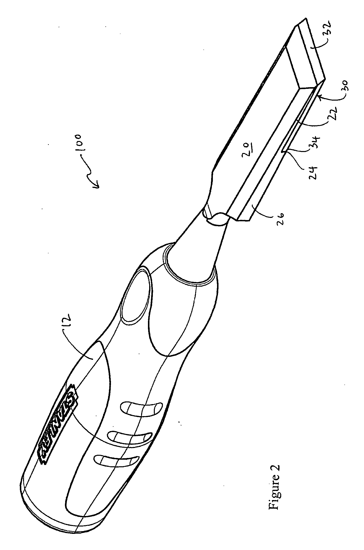 Bi-metal chisel blade