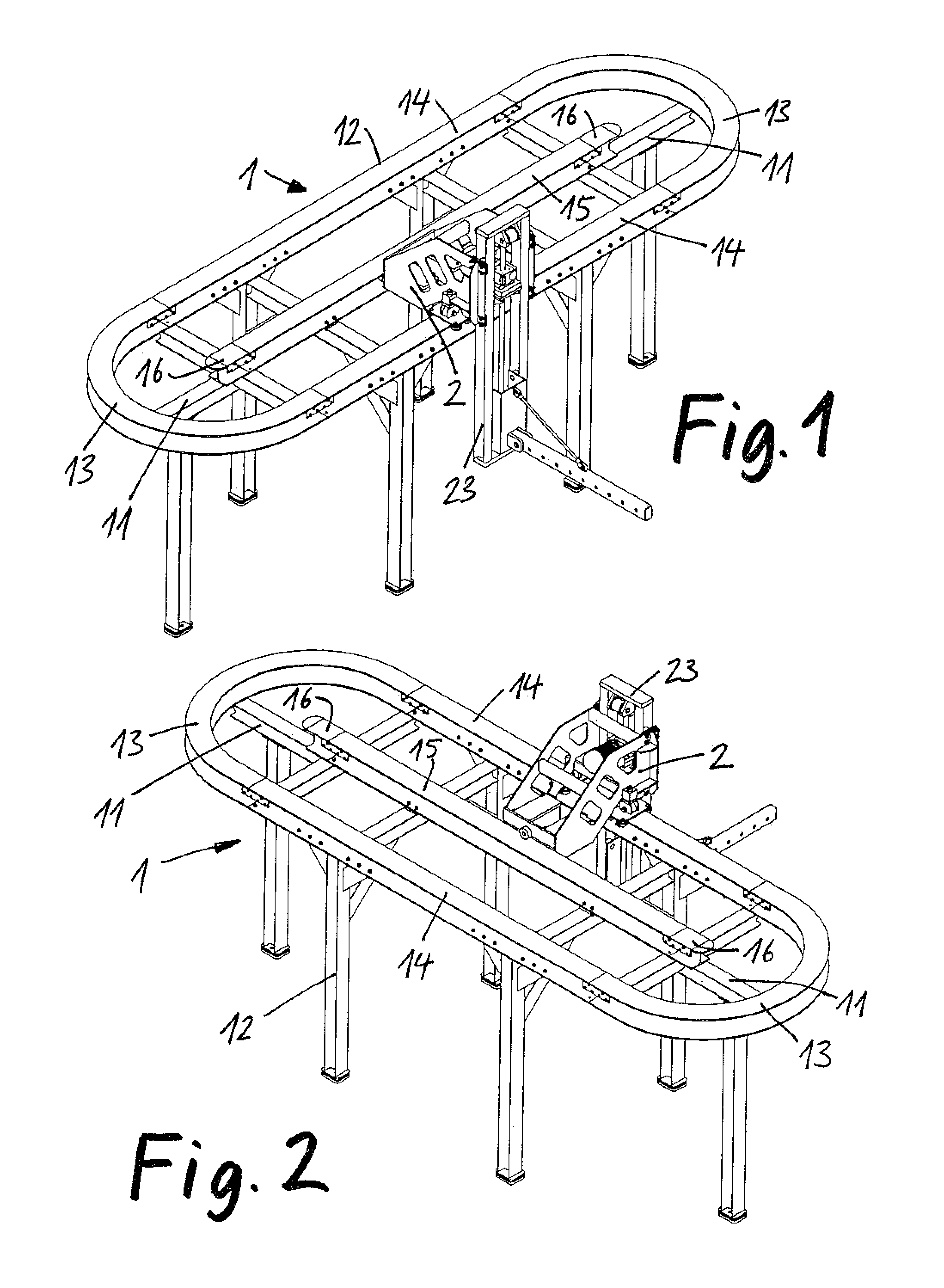 Revolution transport system for manufacturing and assembly lines