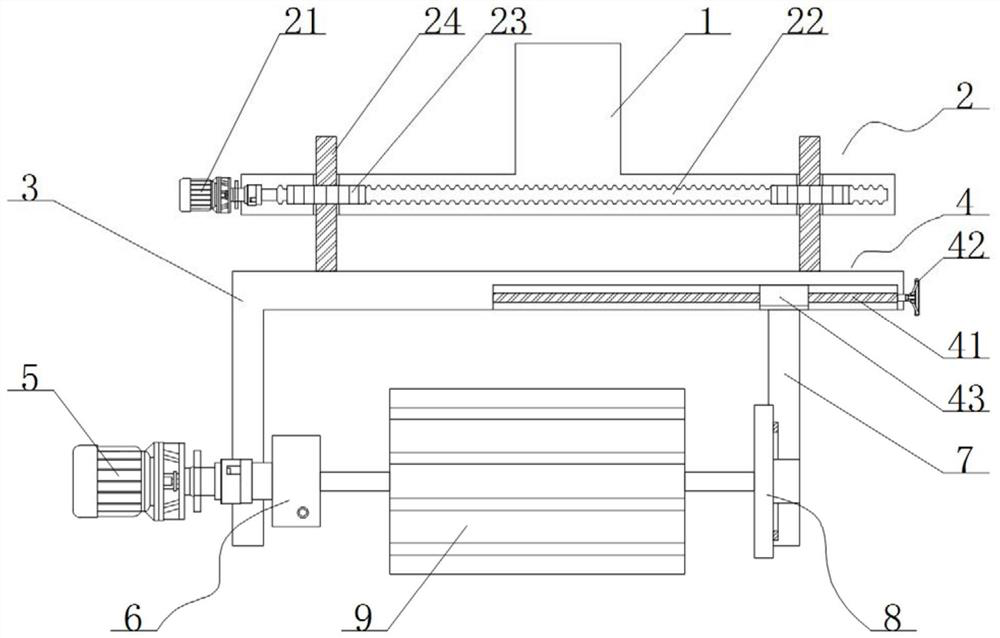 Commutator rotor processing device and application method thereof