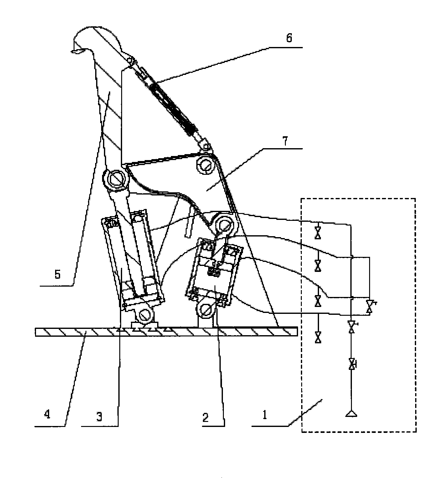 Air spring slow-releasing mechanism