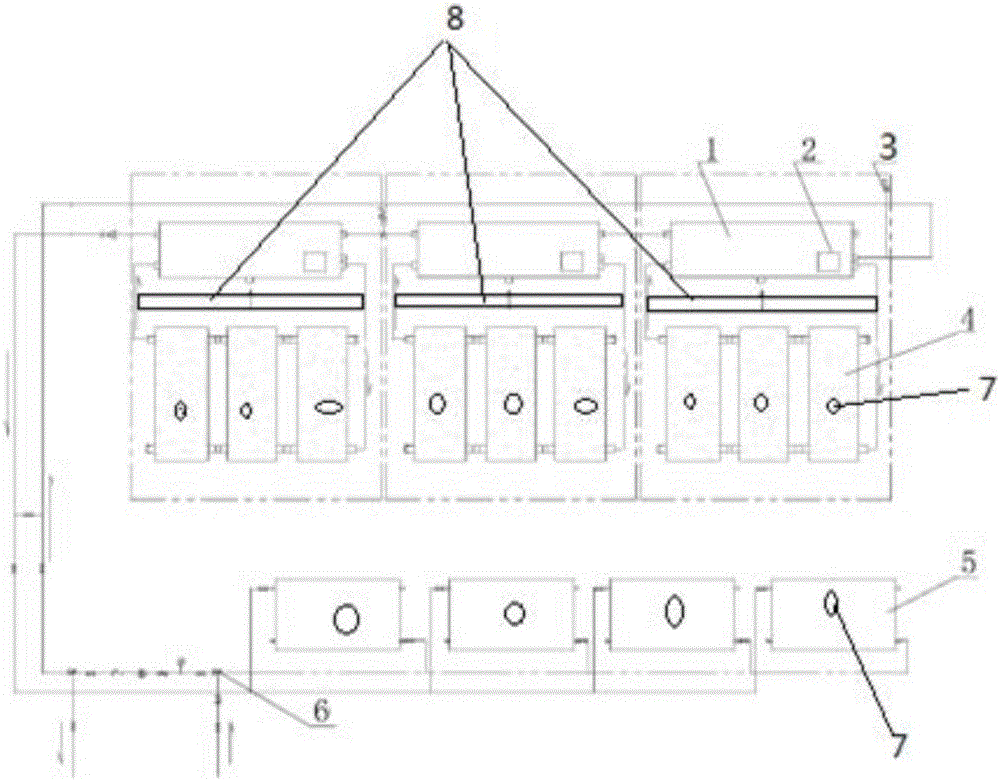 Integrated solar heating system