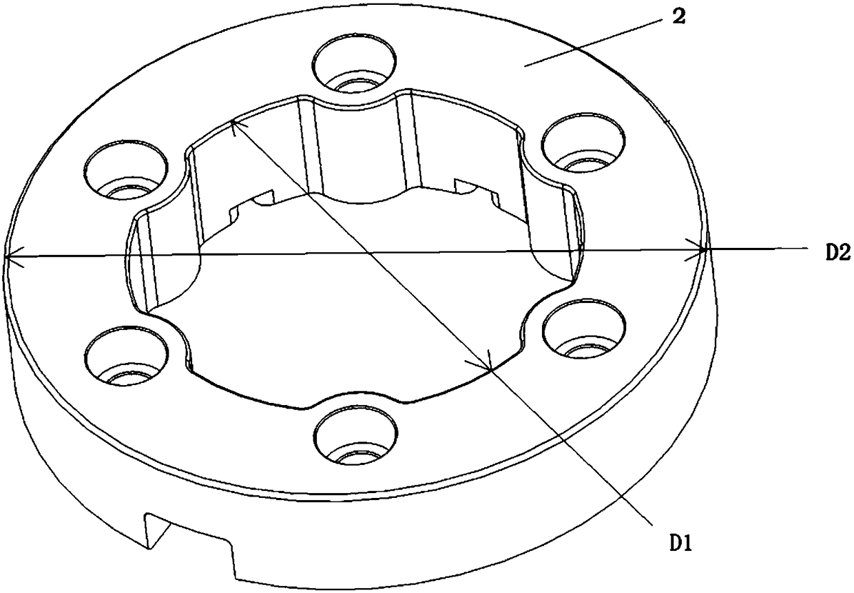 Protective flange plate structure parameter extraction method