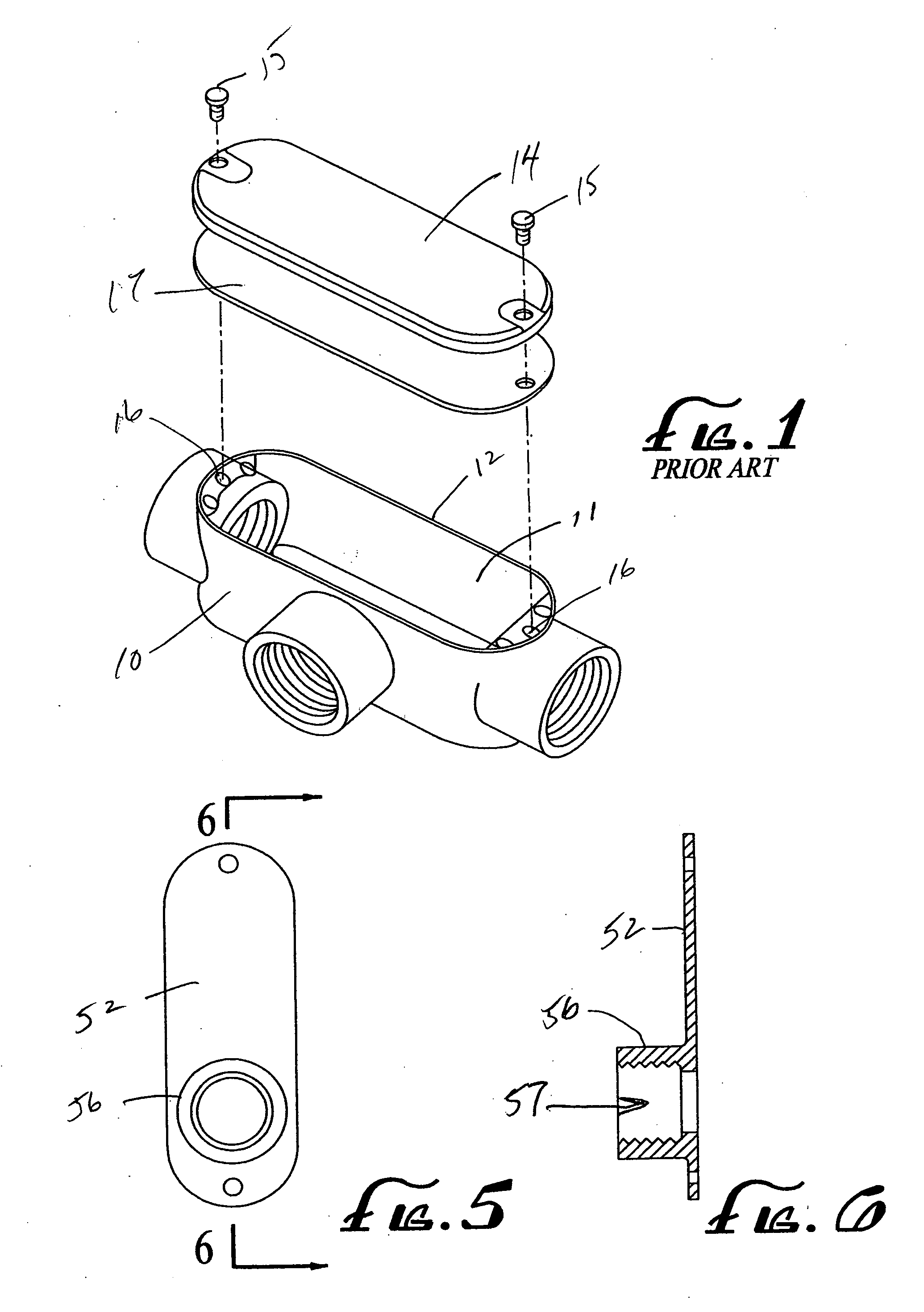 Conduit junction box adapter closure