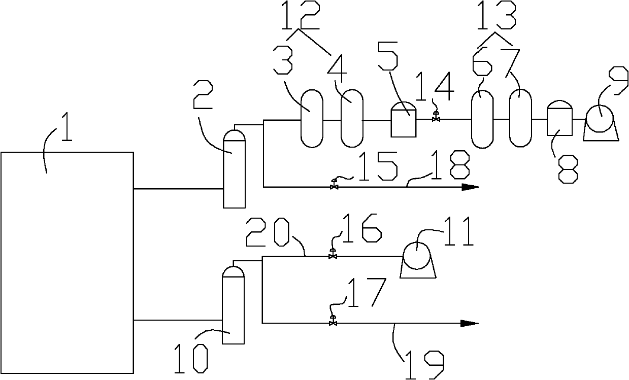 Electrolysis system with ion membrane electrolyzer and pressure regulating method thereof