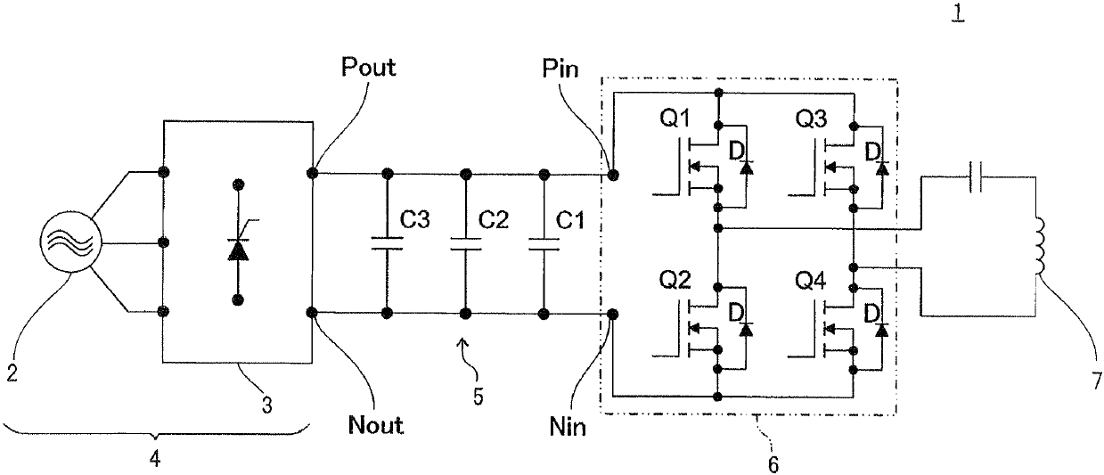 Power supply apparatus for induction heating