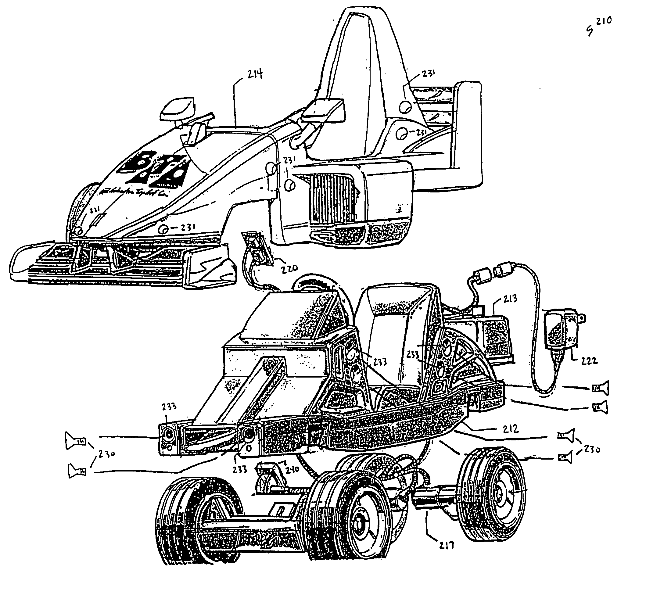 Toy vehicles having interchangeable body styles