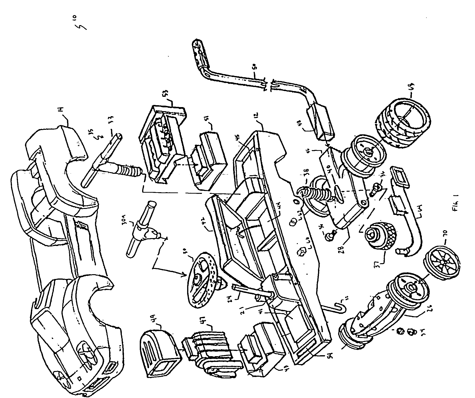 Toy vehicles having interchangeable body styles