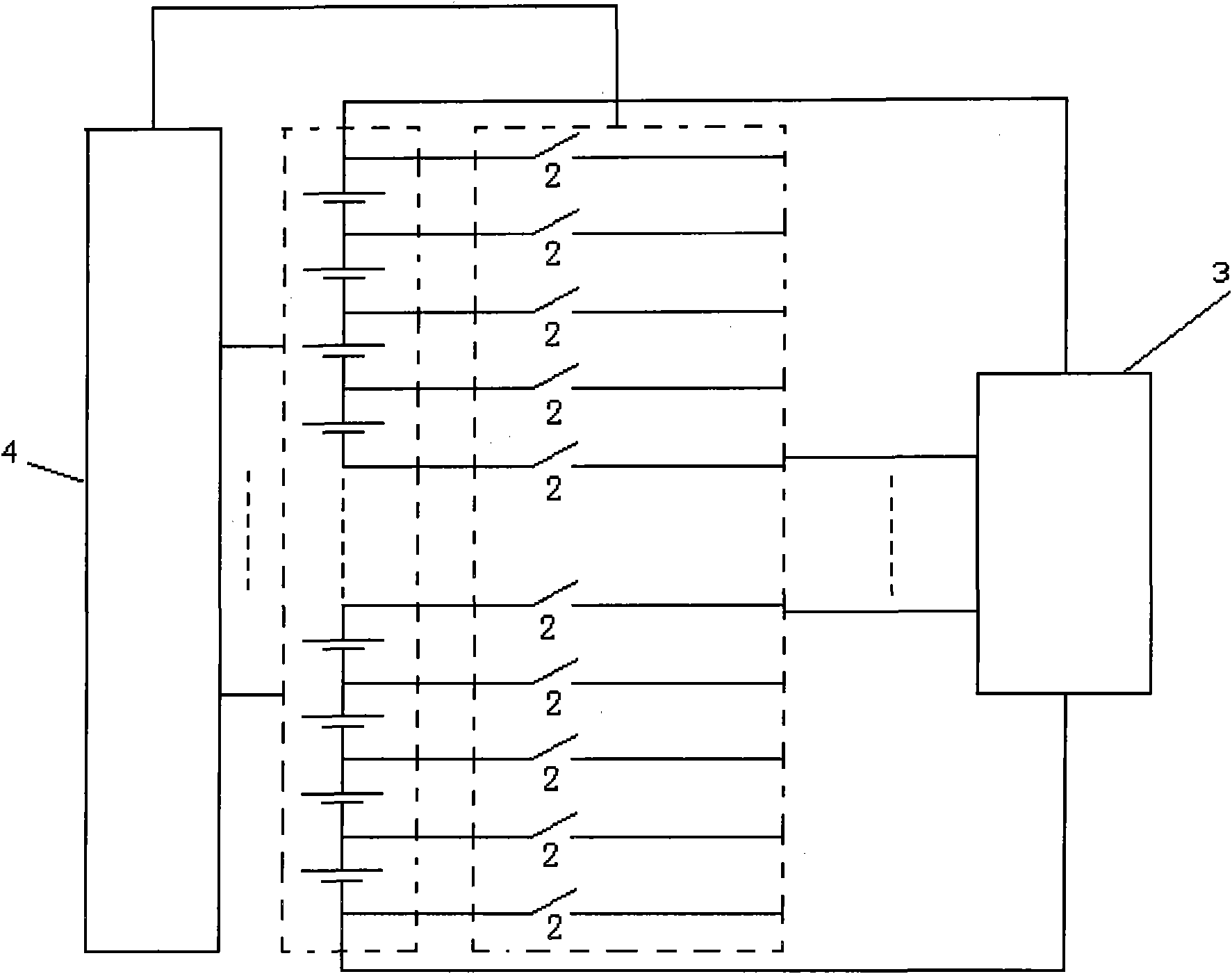 Balanced charging device and balanced charging method