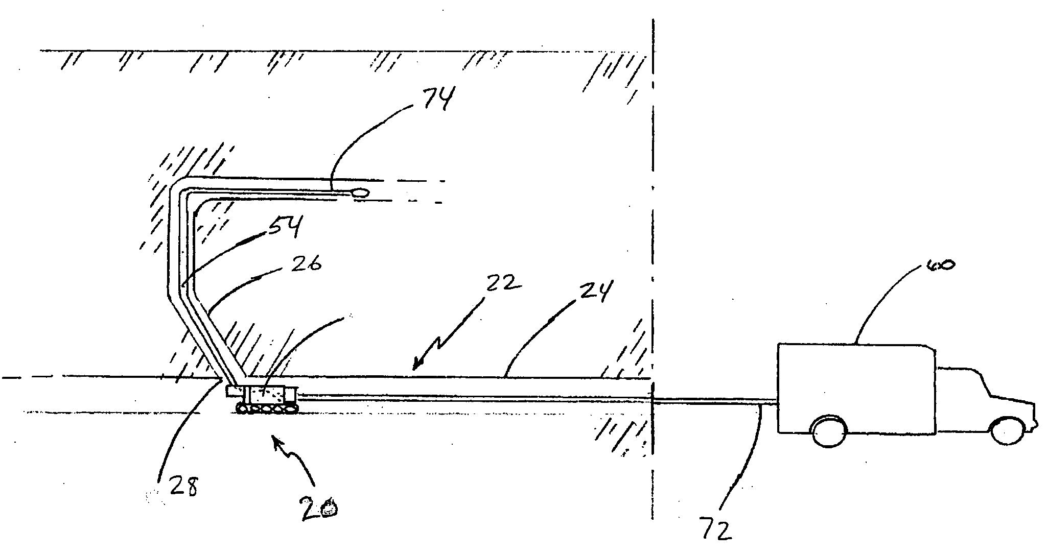 Apparatus for inspecting a lateral conduit