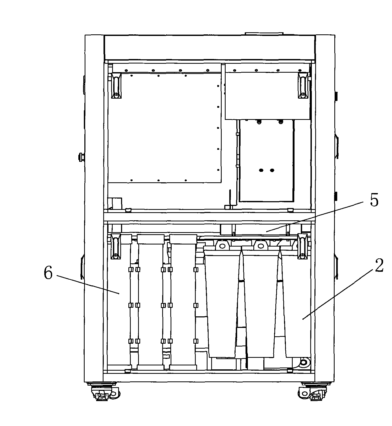 Printed circuit board cleaning machine