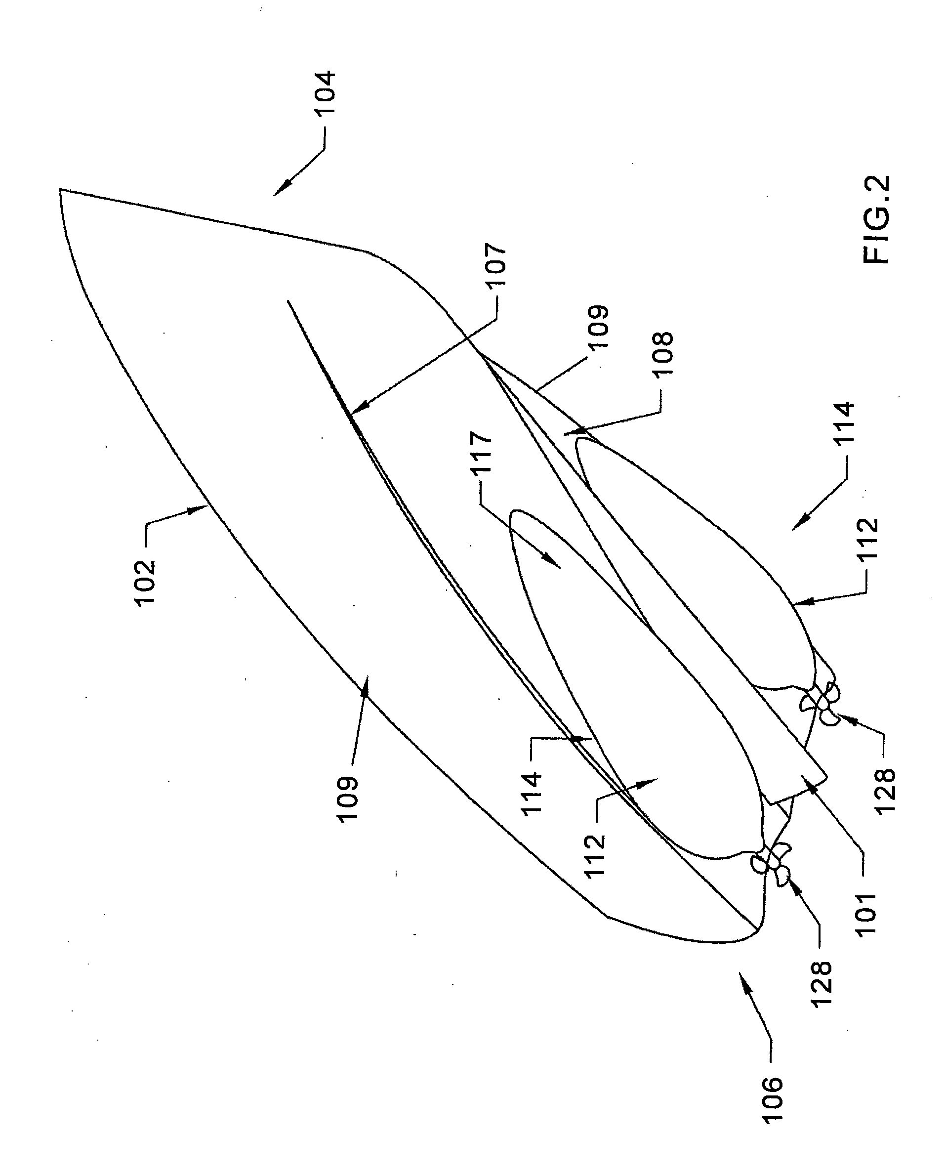 Boat hull structure