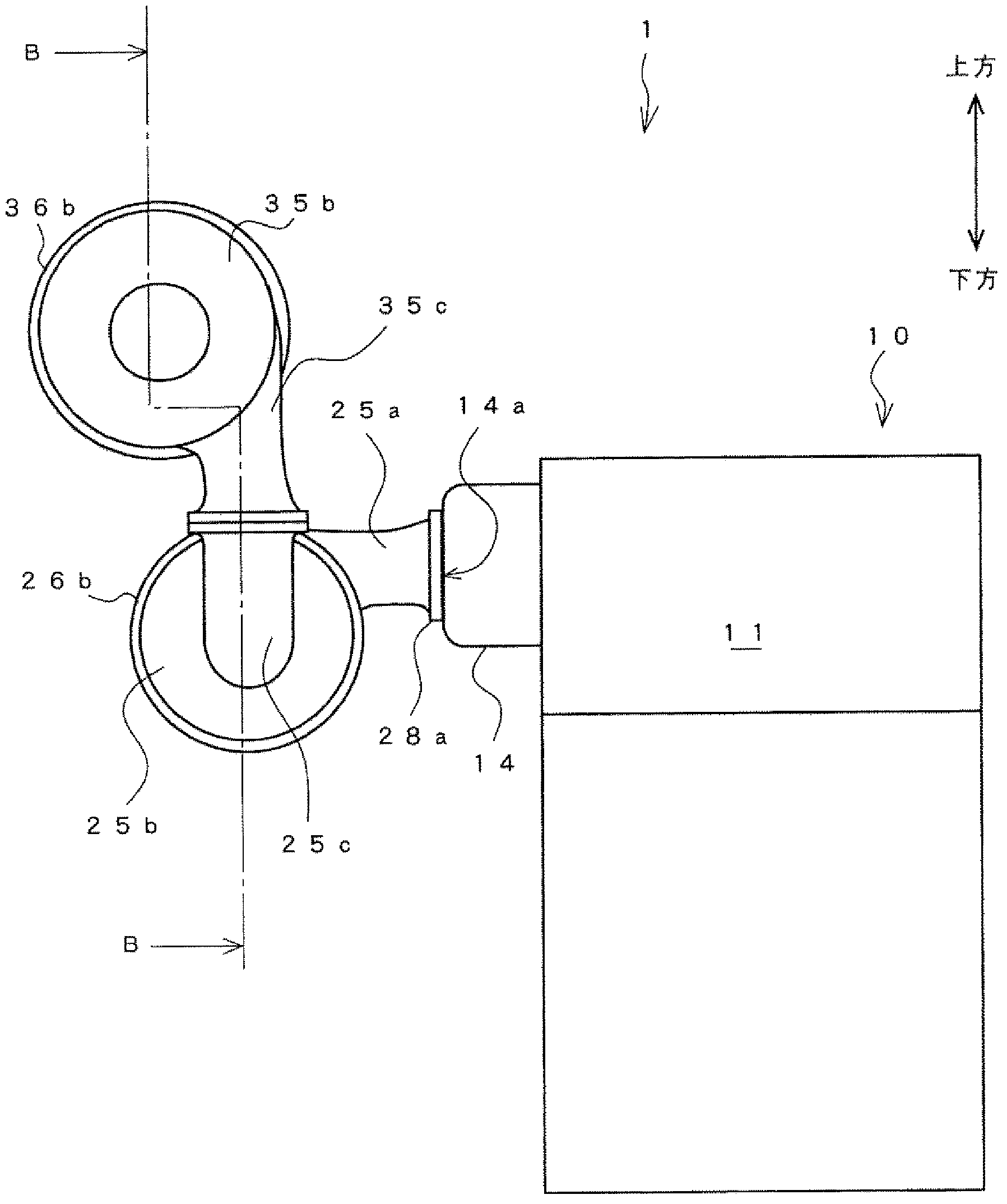 Multi-stage supercharging device