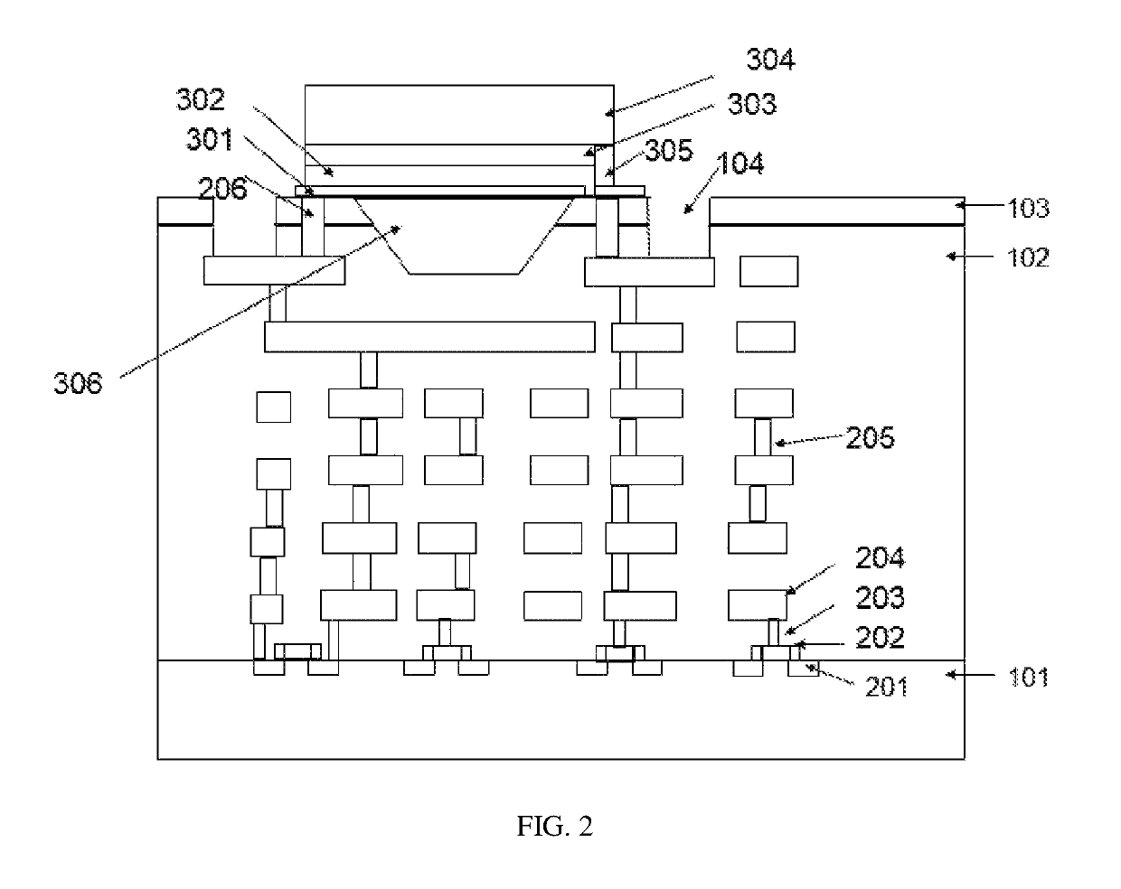 Monolithic integration of PMUT on CMOS