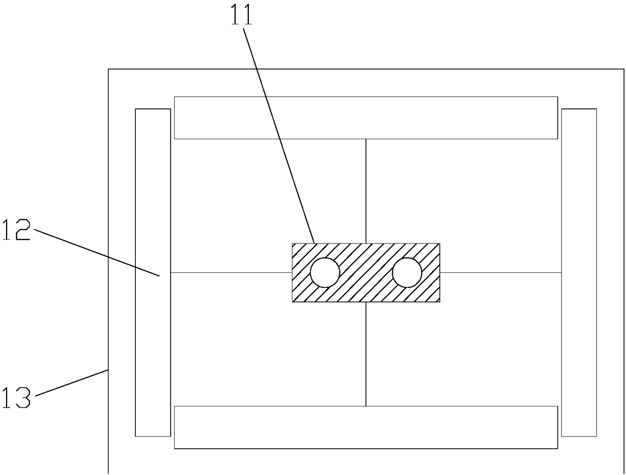 Rain-proof and snow-proof distribution box protection shed for construction of high-rise buildings