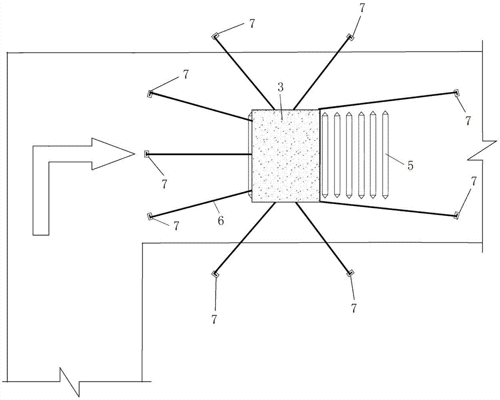 Precast concrete member carrying system and carrying method