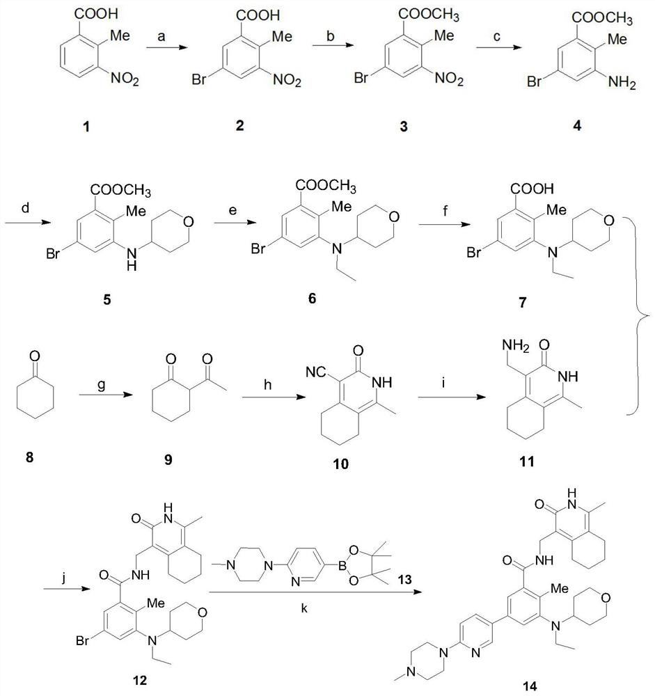 SKLB1039 compound, and preparation method and application thereof