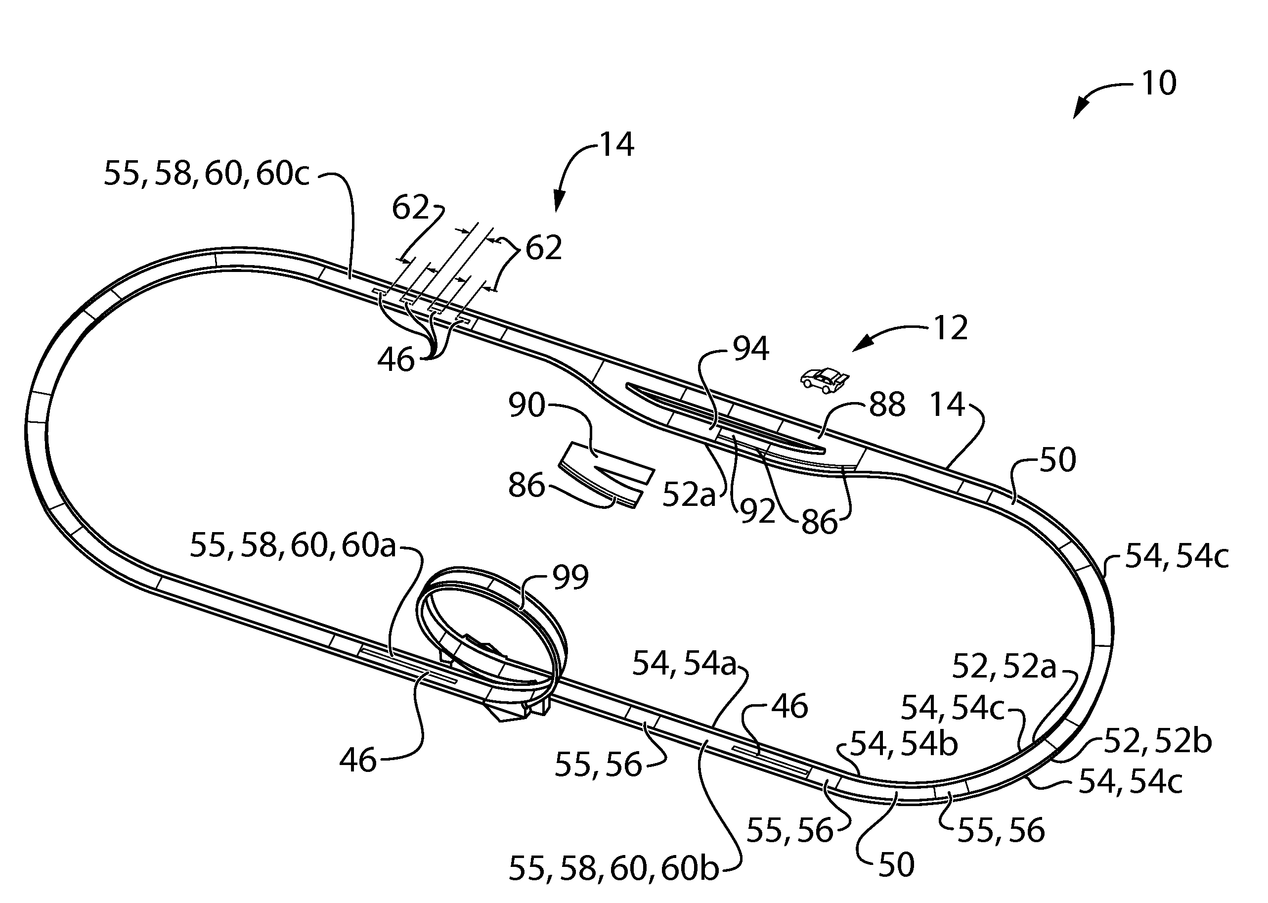 Miniature vehicle and set