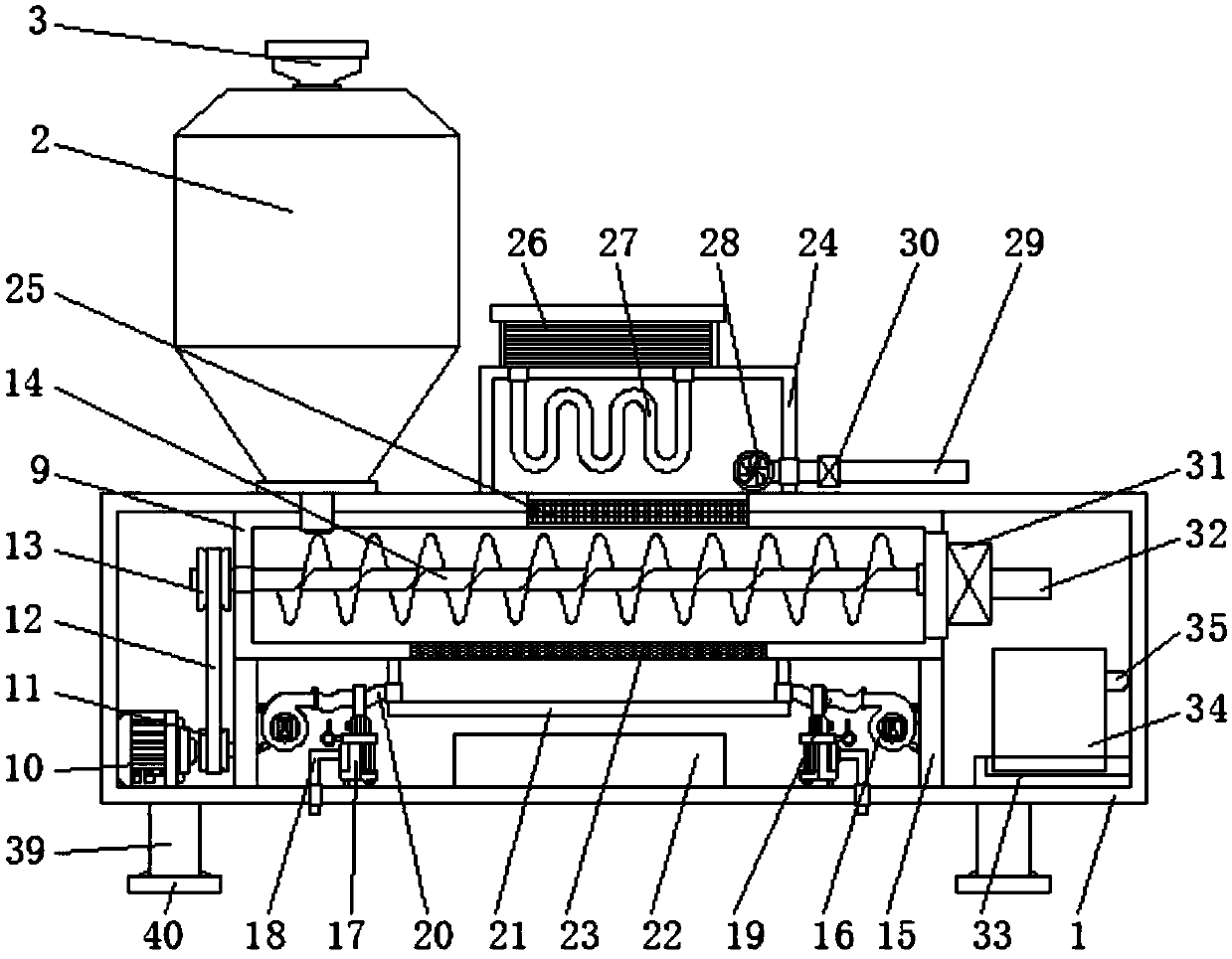 Spice production device with high extraction rate