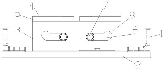 Installation structure and installation method of a ceiling board