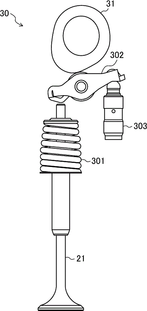 Starting device of spark-ignition multi-cylinder engine