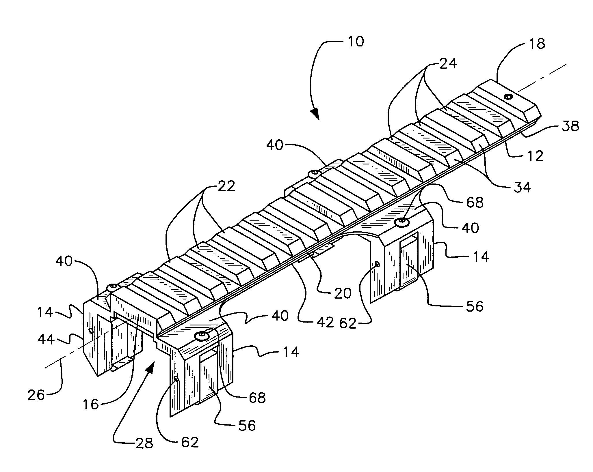 Reversible weapon telescope mount