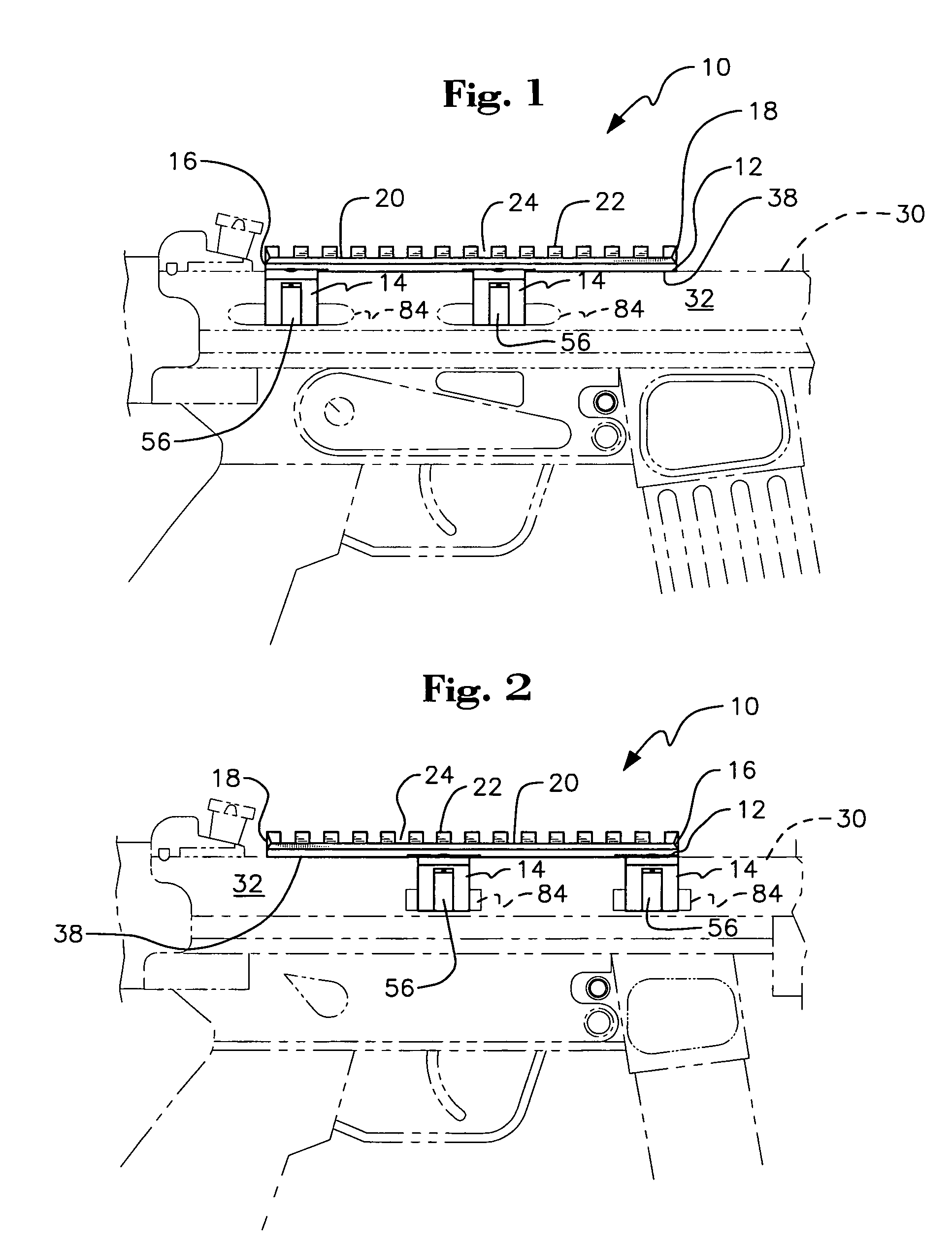 Reversible weapon telescope mount