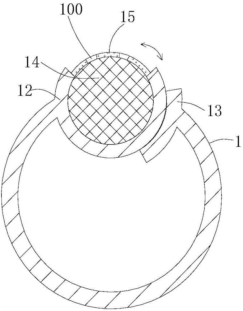 Environmentally-friendly water-saving type root infiltrating irrigation device used for light greening