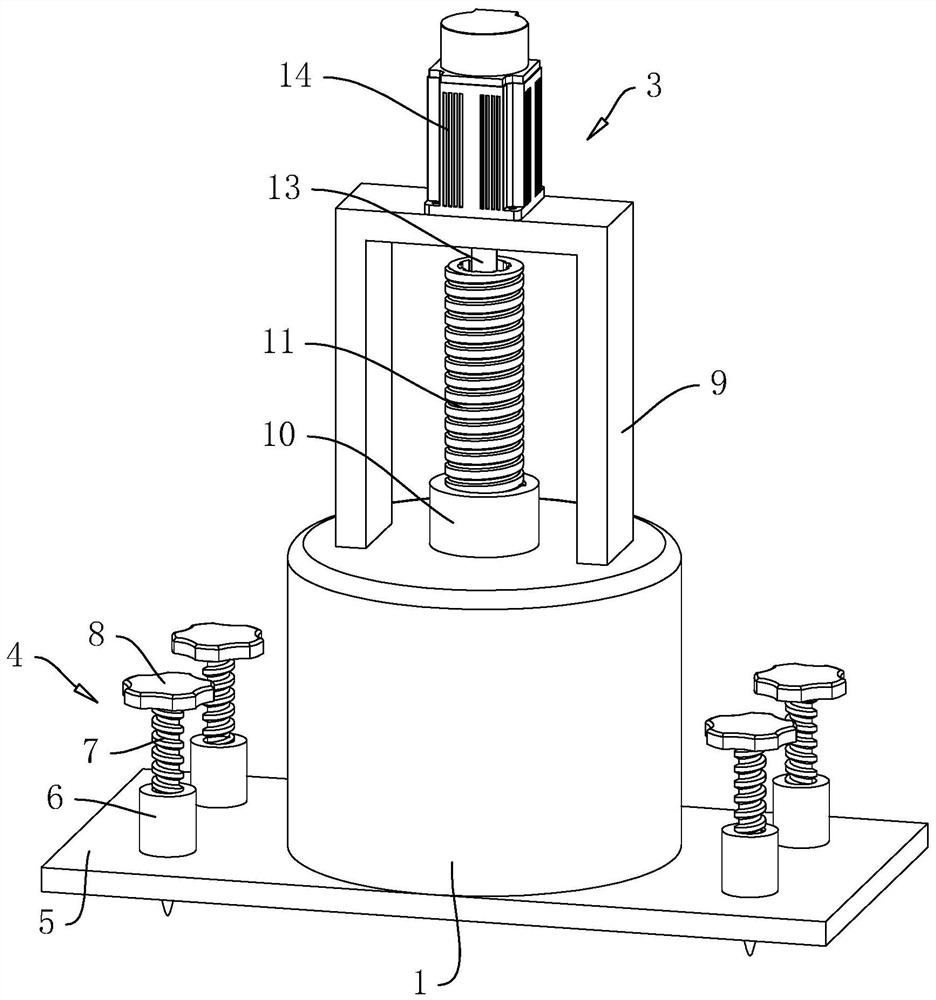 On-site detection device for compaction degree of roadbed layer of highway engineering