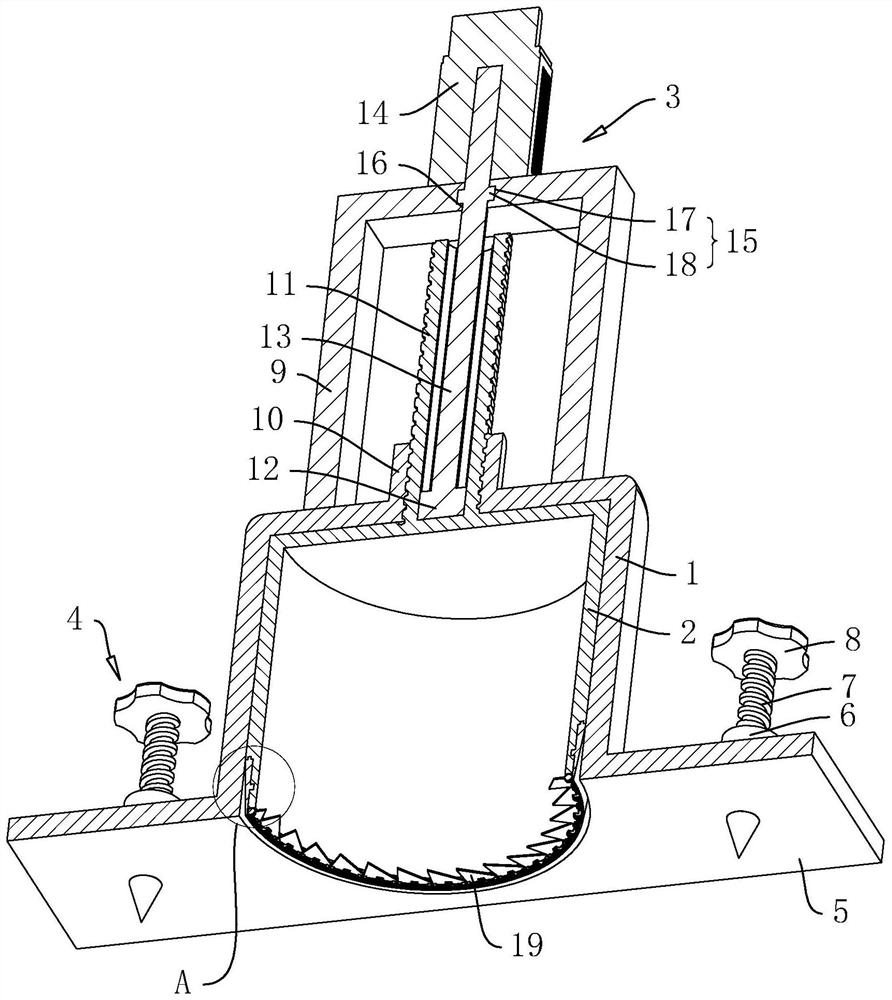 On-site detection device for compaction degree of roadbed layer of highway engineering