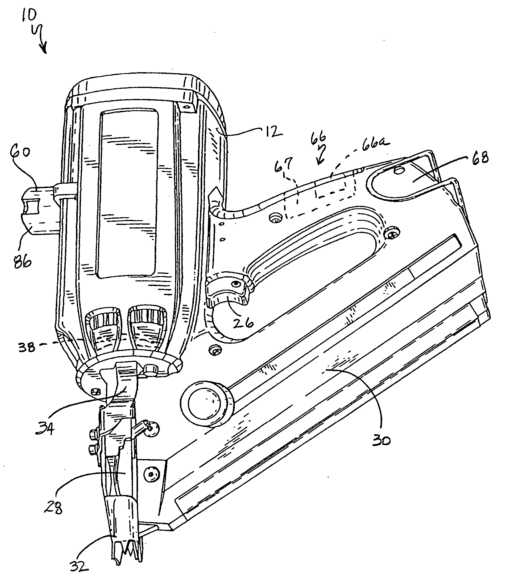 Combustion chamber distance control for combustion-powered fastener-driving tool