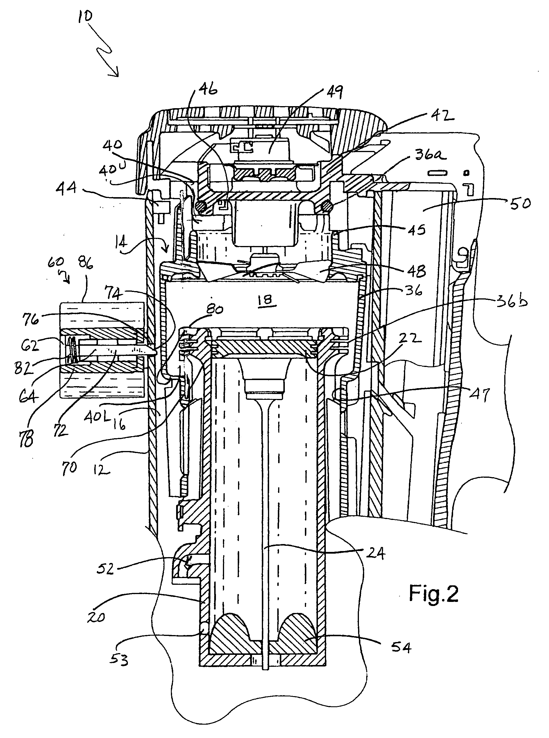 Combustion chamber distance control for combustion-powered fastener-driving tool