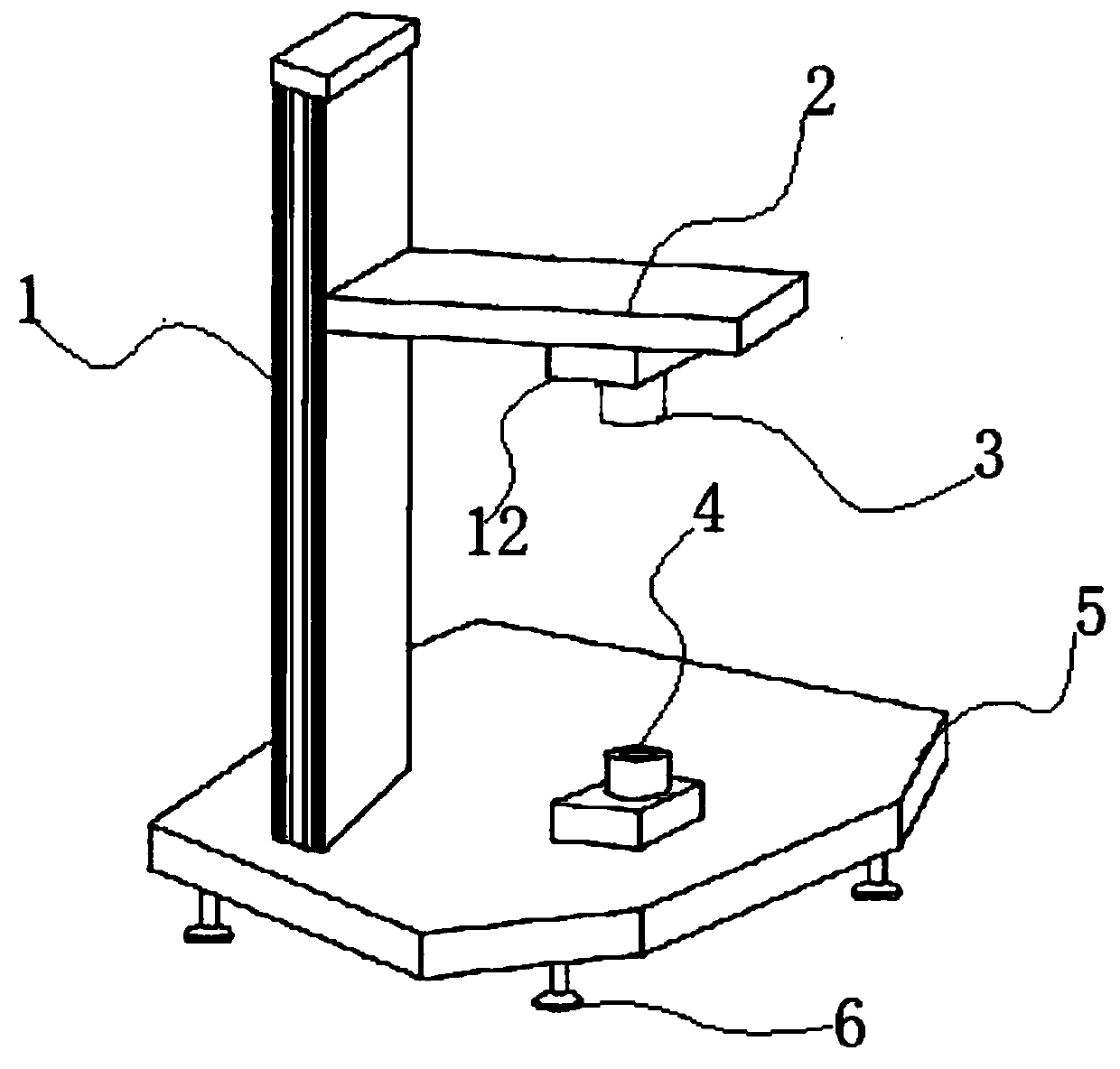 Novel small sample micro-tensile test device and test method thereof