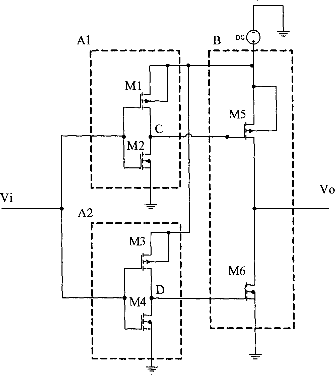 Buffer in ultra-low power consumption integrated circuit