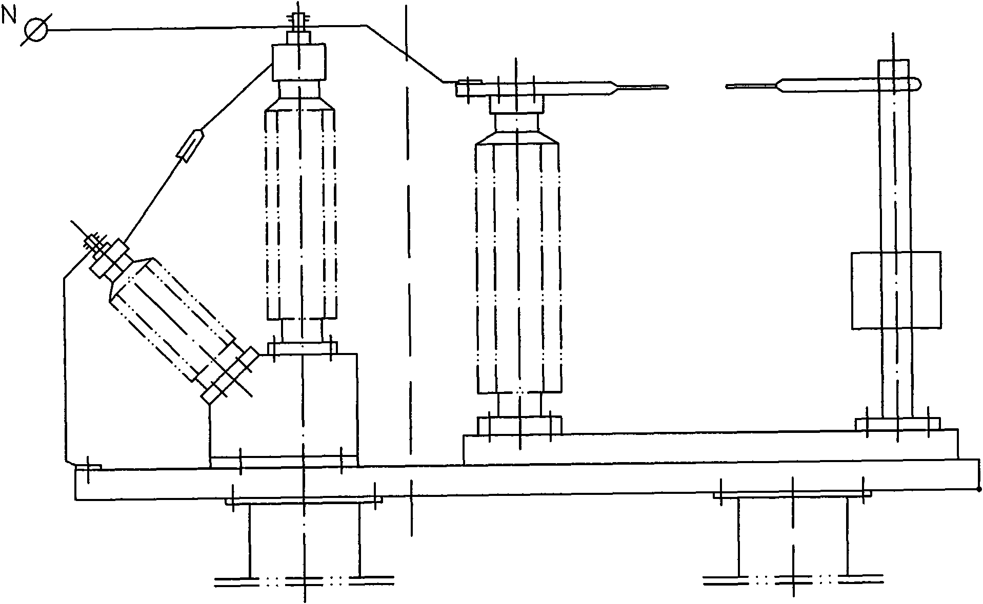 Transformer neutrality point combination electric device