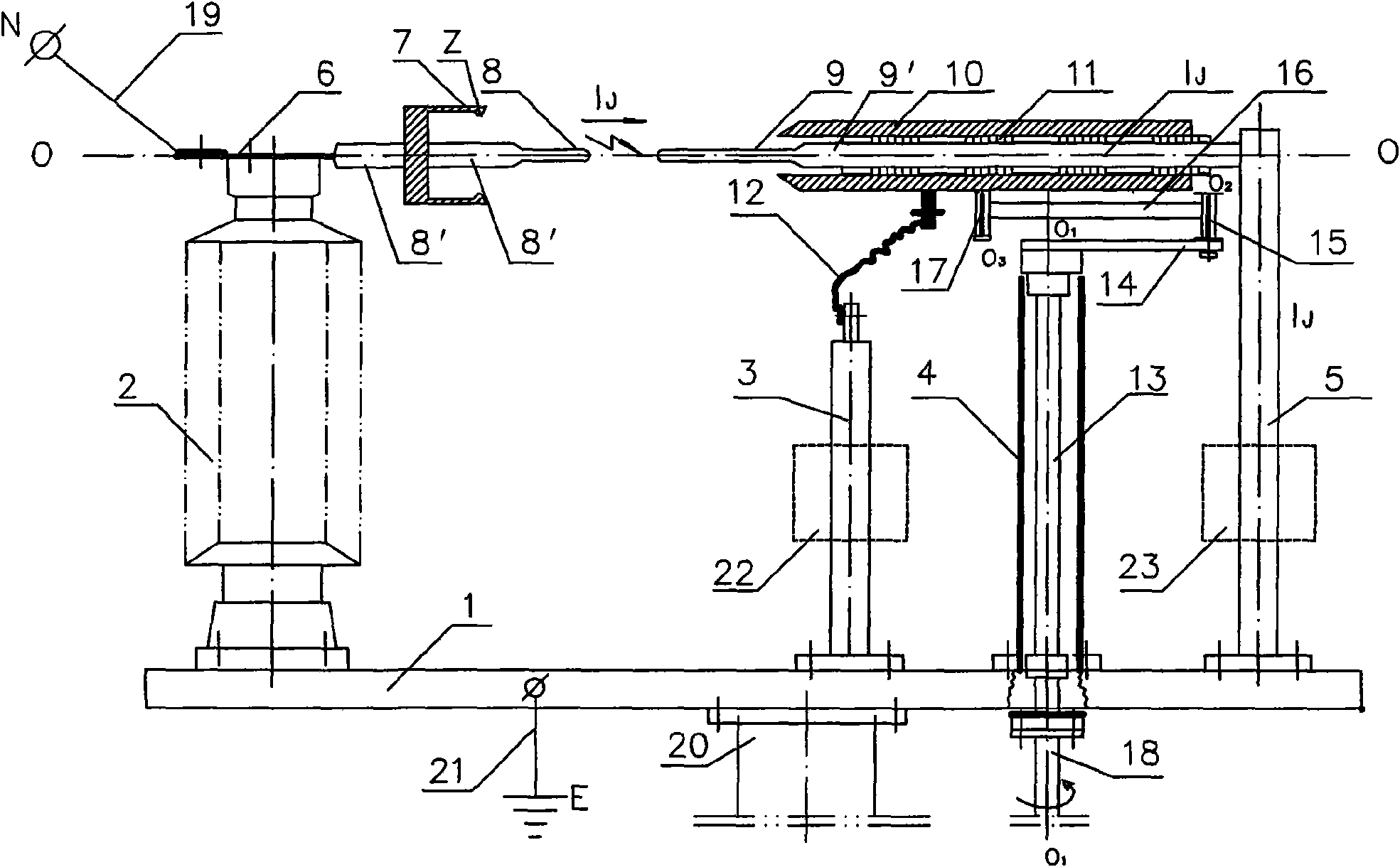 Transformer neutrality point combination electric device