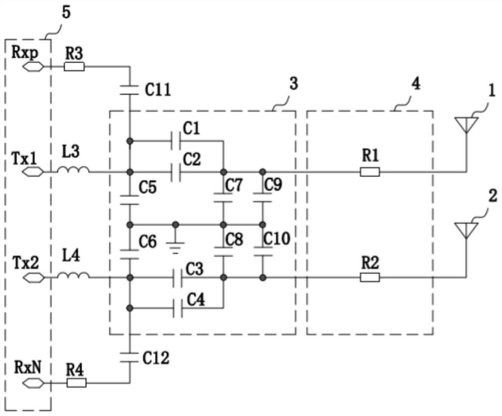 Metal frame of electronic equipment, antenna device and electronic equipment