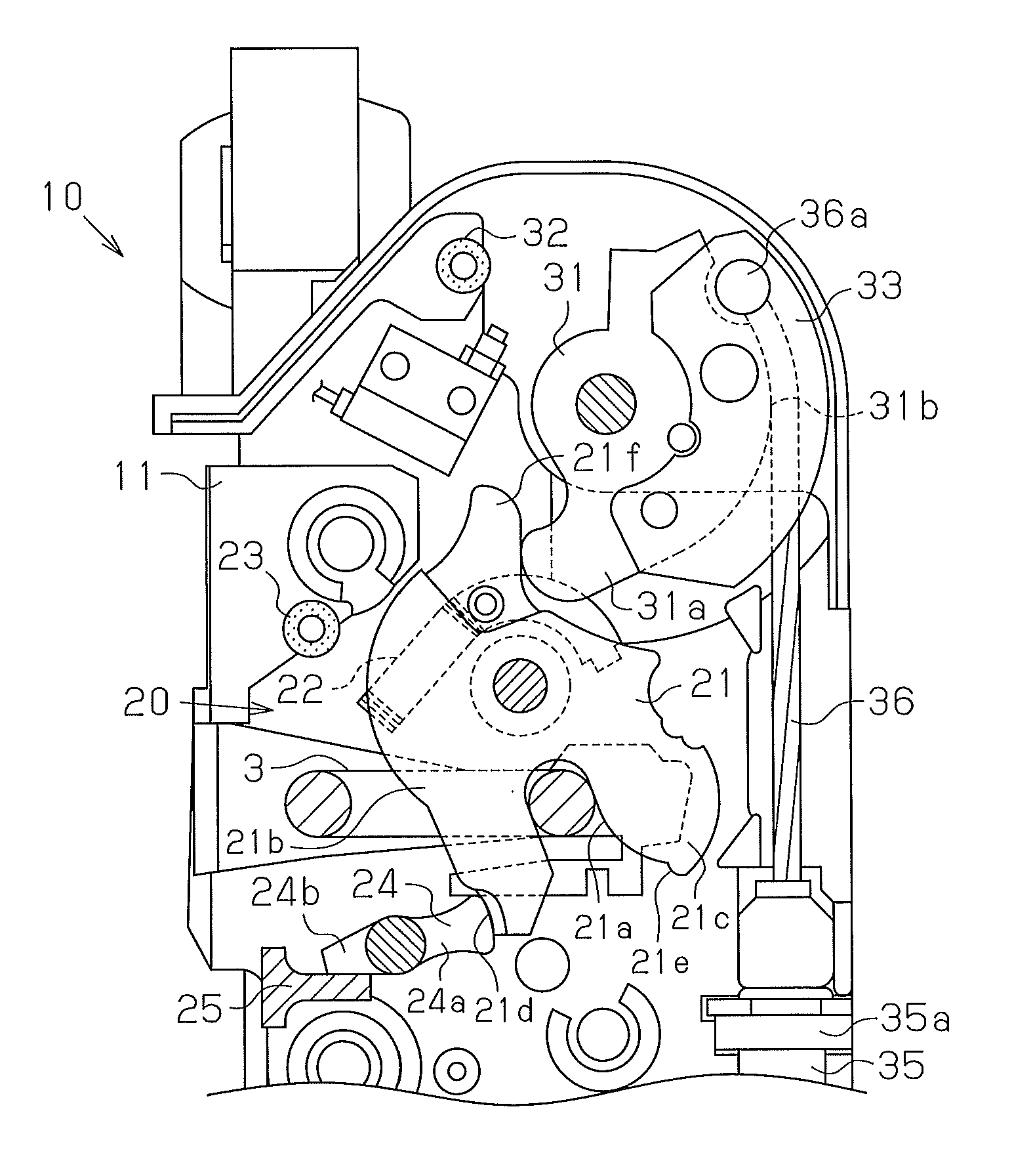 Opening/closing device for vehicle door