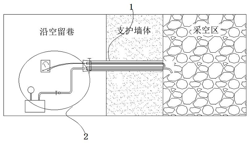 Gob-side entry retaining side goaf collecting device and method