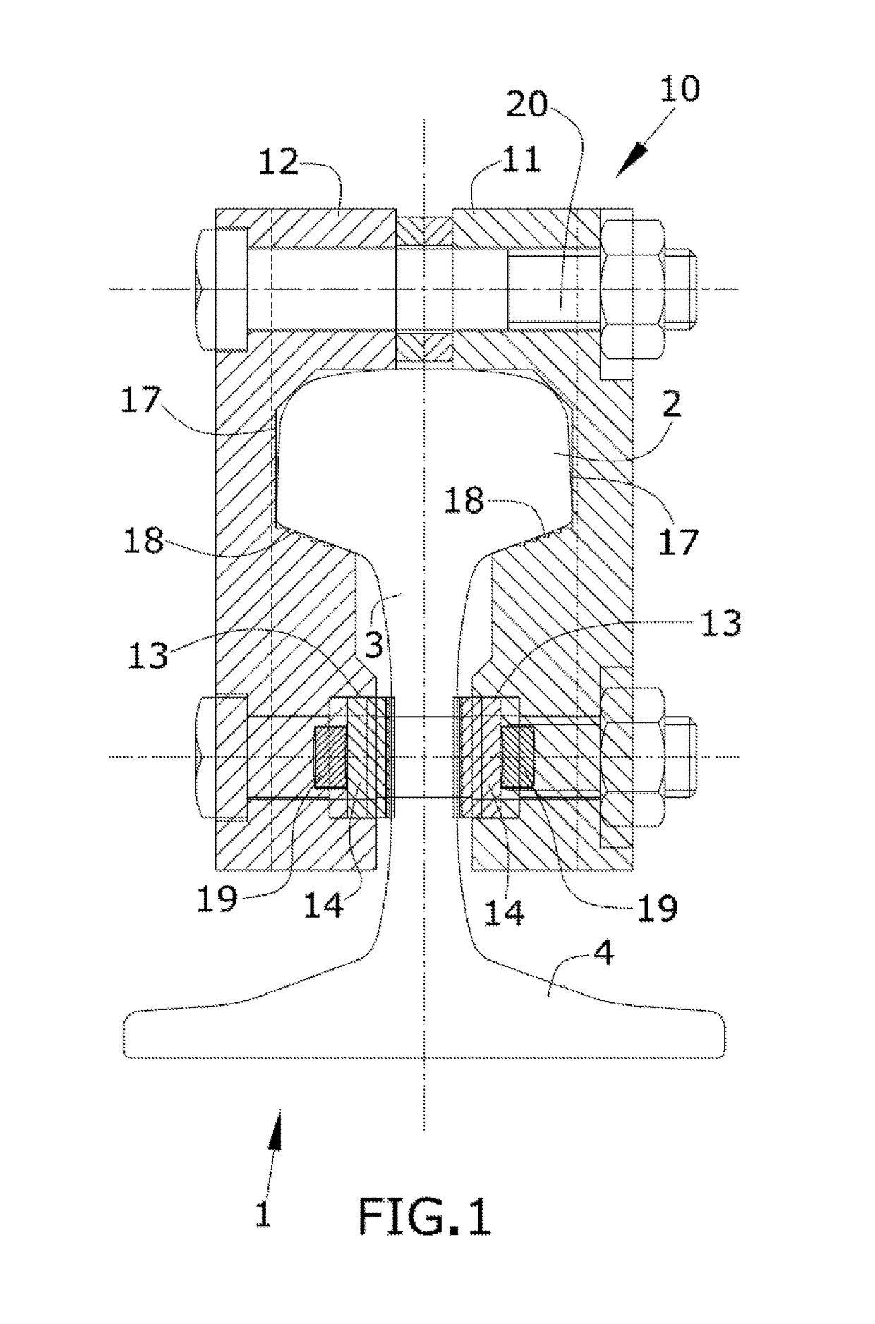 Fish plate clamp for unloading rails